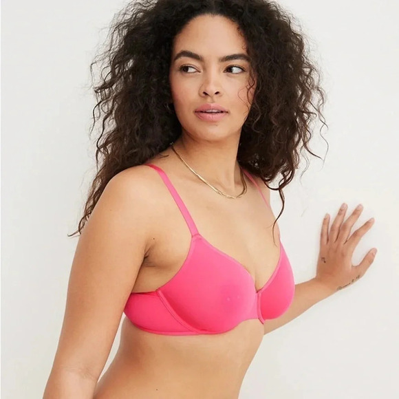 🍀 AERIE NWT SMOOTHEZ UNLINED MESH BRA FULL COVERAGE 36 B - Picture 1 of 5